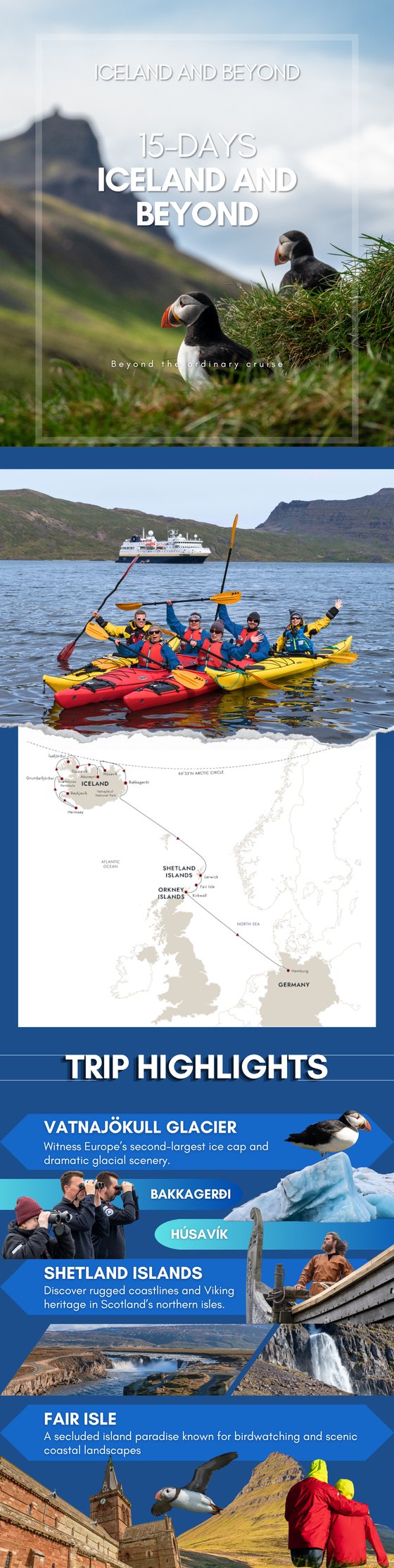 Iceland Landing Page Poster (15 days)